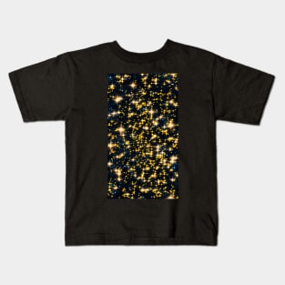 Starry texture star pattern art Kids T-Shirt